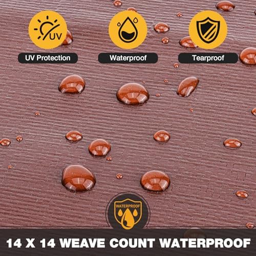 Winpull Tarp 12x20FT, 16 Mil Heavy Duty Large Tarps, Waterproof Tarp - Image 4