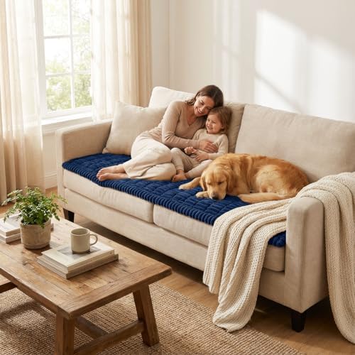 Smiry Couch Cover for Dogs, Non Slip Washable Sofa Protector for Pets - Image 6