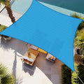 Shade&Beyond 7'X13' Sun Shade Sail Mixed Turquoise Rectangle by ShadeBeyond