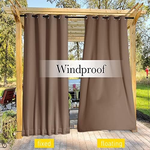 NICETOWN 2 Panels Outdoor Curtains - Image 5