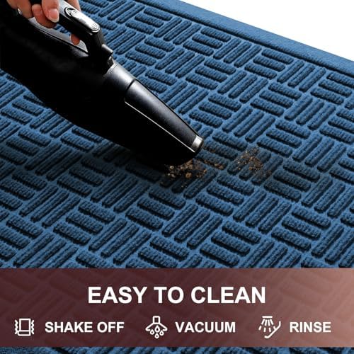 Mibao Front Door Mat Outside Entrance, Heavy Duty Welcome Mat, Stain and Fade - Image 4