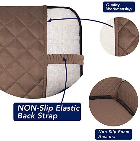 PureFit Reversible Quilted Sofa Cover, Water Resistant Slipcover Furniture - Image 3