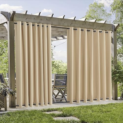 RYB HOME 2 Panels Outdoor Curtains by RYBHOME