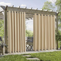 RYB HOME 2 Panels Outdoor Curtains by RYBHOME