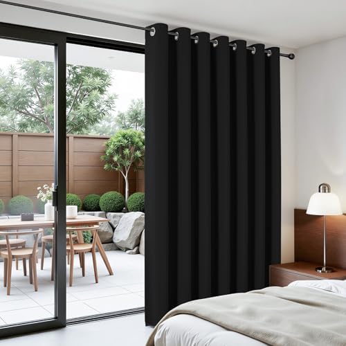 Joydeco Blackout Patio Sliding Door Curtains, Privacy Room Divider Curtains - Image 5