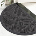 Colorxy Half Circle Waterproof Door Mat, Sturdy Rubber Doormat by Colorxy
