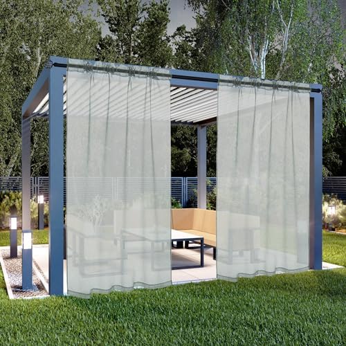 youleyar Sheer Outdoor Curtains - Image 4