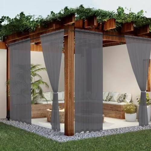 youleyar Sheer Outdoor Curtains by Youleyar