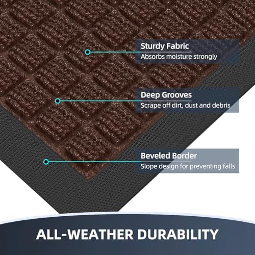 Front Door Mat Outside Entrance, Heavy Duty Doormat - Image 3