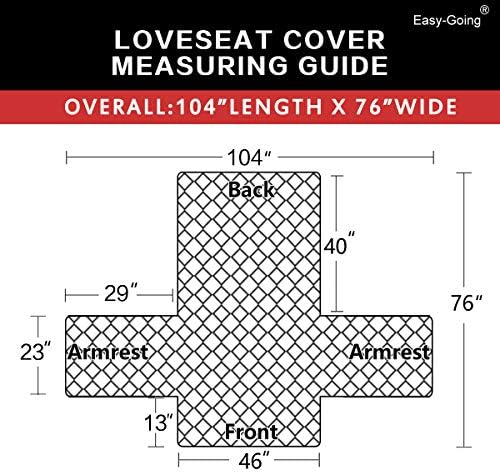 Easy-Going Reversible Couch Cover, 2 Cushion Sofa - Image 6