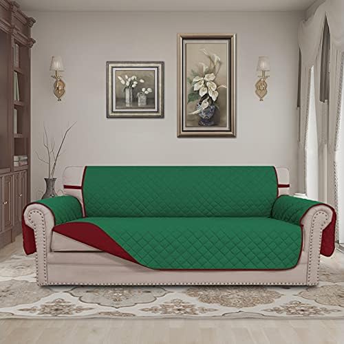 Easy-Going Reversible Couch Cover, 3 Cushion Sofa - Image 2