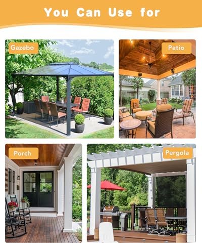 Extra Wide Outdoor Curtains for Patio Waterproof 2 Pcs 110x95 Inch Navy - Image 7