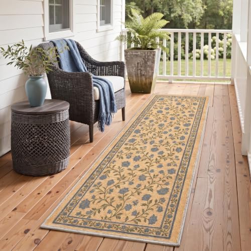 GENIMO 2.5x8 Outdoor Runner Rug, Washable by GENIMO