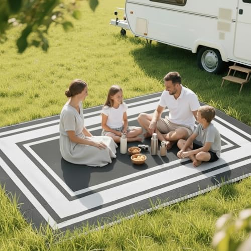 RURALITY Outdoor Rugs 5x8 for Patios Clearance, Waterproof Mats for Porch - Image 7