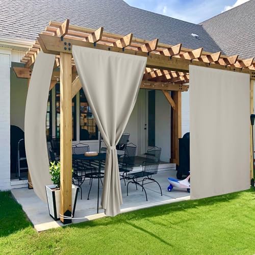 NICETOWN Rod-Free Outdoor Curtains by NICETOWN