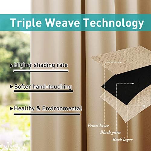 NICETOWN Patio Blinds Outdoor Waterproof Curtain, Detachable Sticky Tab Top - Image 6