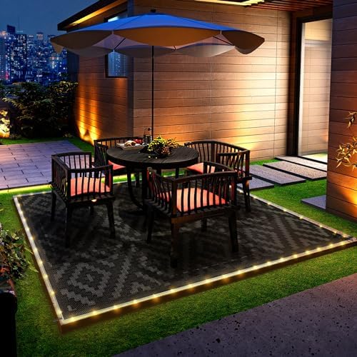 GENIMO Outdoor Rug, Waterproof Plastic Rugs - Image 3
