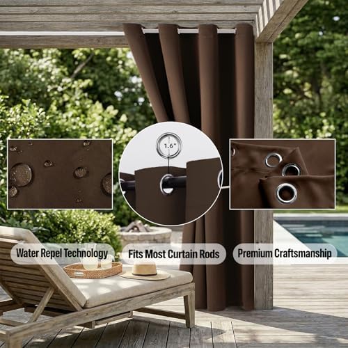Water Proof Outside Curtains W52 x L72 - Image 5