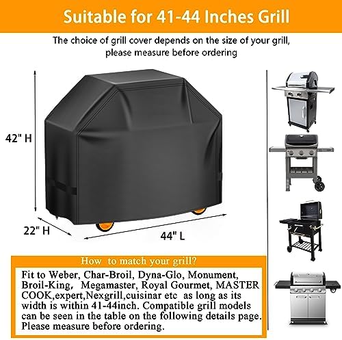 Aoretic Grill Cover, 44inch BBQ Gas Cover - Image 2