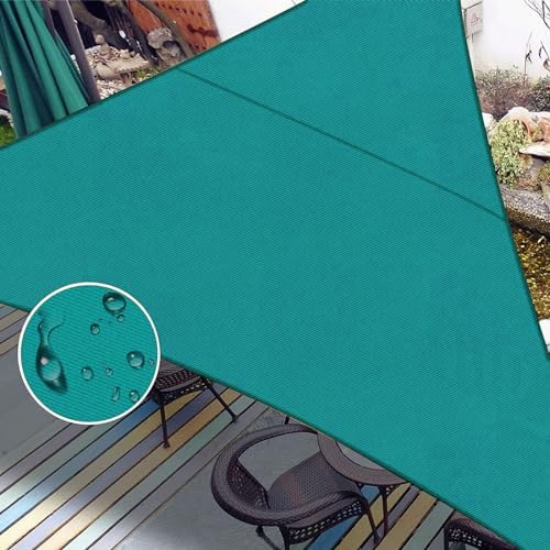 LOVE STORY Custom Size 6' x 8' x 10' Waterproof Shade Sail, Turquoise Blue by LOVESTORY