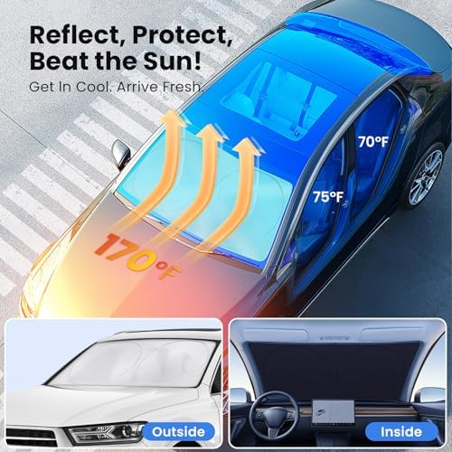 Magnelex Car Windshield Sunshade – Double-Layer Design - Image 2