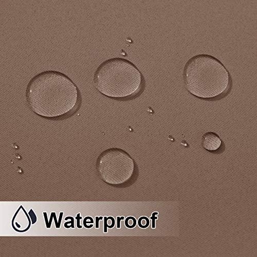 NICETOWN Outdoor Curtains for Patio Extra Wide 100 in, Waterproof & Windproof - Image 3