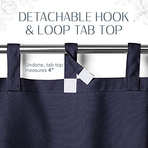 Elrene Home Fashions Matine Weatherproof Tab-Top Indoor/Outdoor Solid Color - Image 5