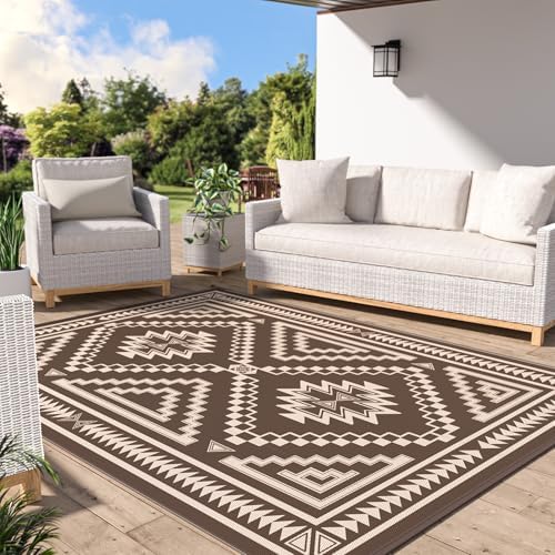 GENIMO Outdoor Rug, Waterproof Plastic Rugs by GENIMO