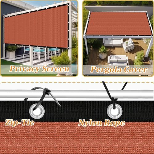 Shade&Beyond Customized Size 8' X 15' Shade Cloth - Image 4