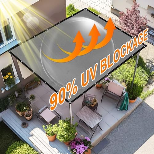 Artpuch 90% Sun Shade Cloth, 4 x 8 FT Pergola Shade Cover Canopy - Image 3