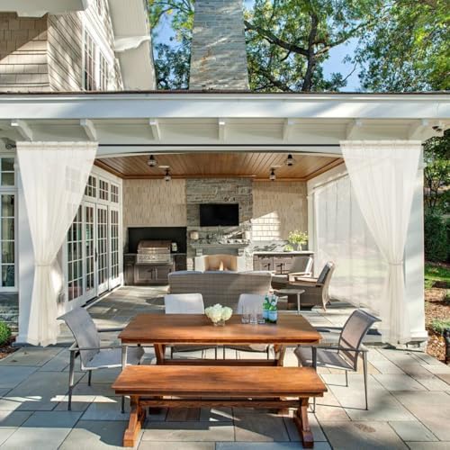 youleyar Outdoor Sheer Curtains - Image 3