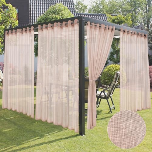 Semi Voile Sheer Outdoor Curtains by HolidayIdeas