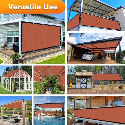 Artpuch 90% Sun Shade Cloth, 10 x 18 FT Pergola Shade Cover Canopy - Image 6
