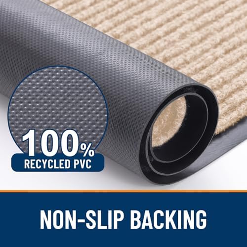 OLANLY Front Door Mat 71x34, Waterproof Heavy-Duty Indoor Outdoor Doormat - Image 3