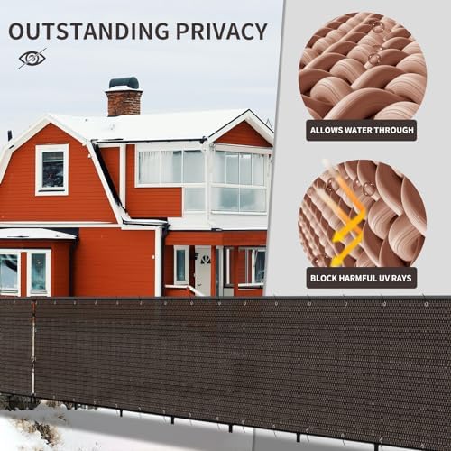 LOVE STORY Custom Size 3' x 8' Balcony Privacy Screen Cover - Image 4
