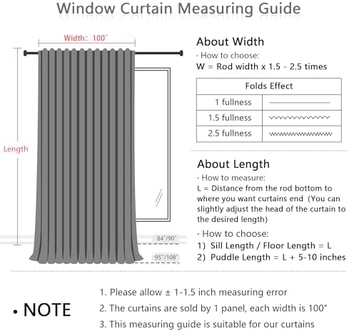 MYSKY HOME Boho Curtains Farmhouse Living Room Curtain Drapes, Light Filtering - Image 6