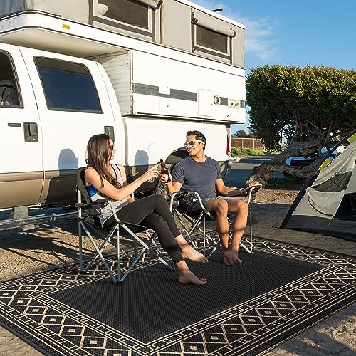 GENIMO Outdoor Rug, Waterproof Plastic Rugs - Image 3