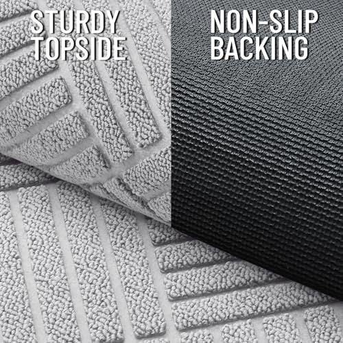 OLANLY Front Door Mat Outside Entrance 47x32, Waterproof Heavy-Duty Doormat - Image 4