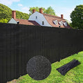 UPGRADE Privacy Fence Screen 3'x30' Black Outdoor 90% Visibility Blockage 170 by UPGRADE