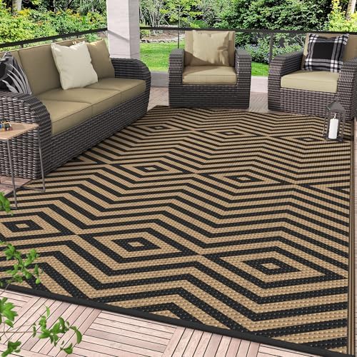 GENIMO Outdoor Rug, Waterproof Plastic Rugs by GENIMO