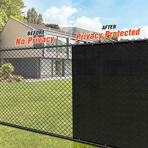 iCover 6x50ft Privacy Screen Fence, Outdoor Fencing Panels, Garden Windscreen - Image 2