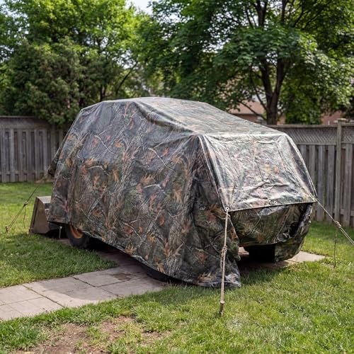 Heavy Duty 9 Mil Tarp Cover Waterproof UV Resistant Tarpaulin Used - Image 5