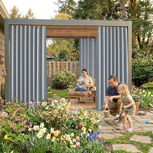 Waterproof Outdoor Curtain W105 x L95 - Image 2
