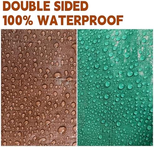 12x20Ft 7mil Waterproof Tarp Reinforced Edges Grommets - Image 3