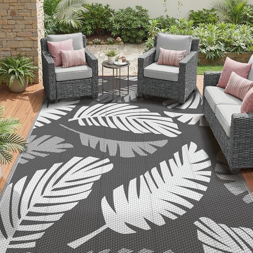 GENIMO Outdoor Rug, Waterproof Plastic Rugs by GENIMO