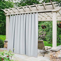 NICETOWN Outdoor Curtain for Patio Waterproof, Thermal Insulated Detachable Tab by NICETOWN