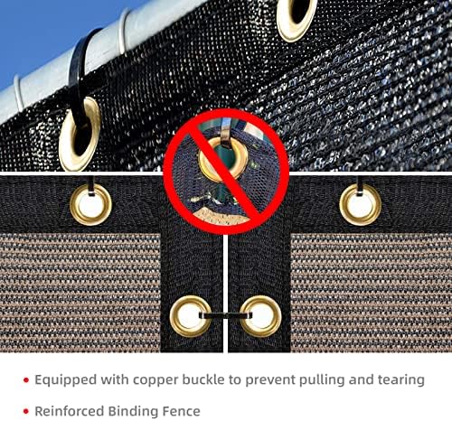 KANAGAWA 3ft x49ft Balcony Privacy Screen Fence, 90% Blockage Heavy Duty 175 - Image 5