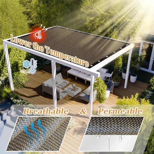 Shade&Beyond Customized Size 6' X 16' Shade Cloth - Image 2