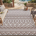 MontVoo Outdoor Rug 8x10 Waterproof Outdoor Patio Rug Mat Reverisble Plastic by MontVoo