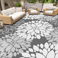 LuxStep Outdoor Rug Outdoor Plastic Straw Rug Patio Mat Large Area Rug Outdoor by LuxStep